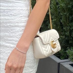 ***SOLD**** Brand new GG Marmont matelassé leather super mini bag